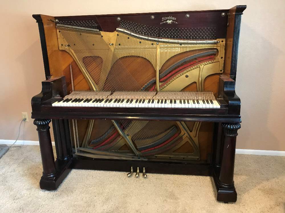 B9 - Massive frame and harp--in very good condition